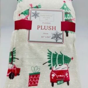 Holiday Truck Flannel Throw